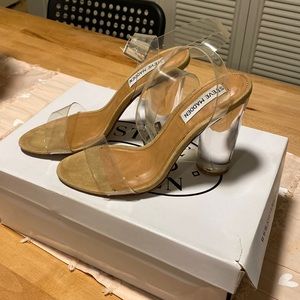 Clear Steve Madden heels